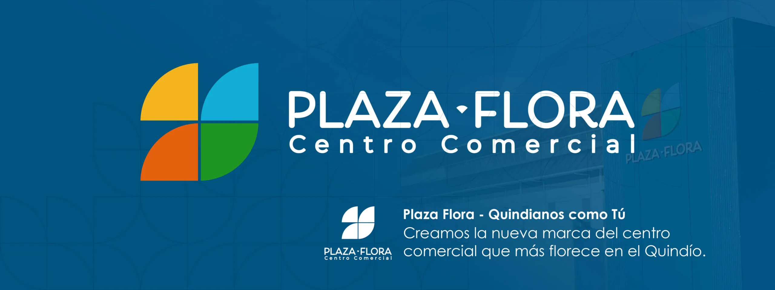 Logo de Plaza Flora Centro Comercial, marca aliada de Run & Beat